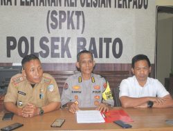 Polda Sultra Gelar Press Rilis Klarifikasi Rusaknya Kaca Mobil Dinas Camat Baito