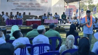 Ketua DPD Gerindra Andi Ady Aksar Kampanyekan Asr-Hugua di Lalolae Koltim