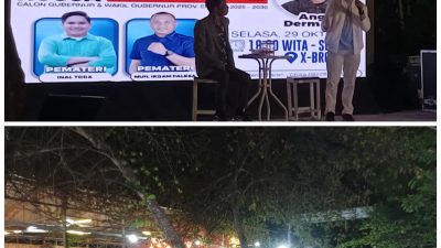 Pemateri Inal Tora Bincang Santai Bersama Milenial Z ASR-HUGUA di Warkop X-bro Kendari