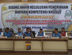 21 Peserta Lulus Sidang Akhir Penerimaan Bakomsus Polri T.A 2025 di Polda Sultra