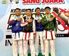 *Bripda Alif Lam Ramadhan Raih Juara 3 di Kejuaraan INKANAS Piala Kapolri 2024, Harumkan Nama Polres Buton*