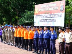 Polda Sultra Gelar Apel Pasukan Operasi Lilin Anoa Sambut Natal 2024 dan Tahun Baru 2025