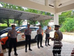 PERSONEL SUBSATGAS PAM LAKUKAN PENGECEKAN KEAMANAN KANTOR PENYELENGGARA PILKADA