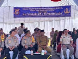 Kapolda Sultra Resmikan Sumur Bor dan Bagikan Bibit Lobster dalam Bakti Sosial Peringatan HUT ke-53 Korpri