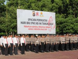 Polda Sultra Gelar Upacara Peringatan Hari Ibu ke-96, Tekankan Peran Perempuan Menuju Indonesia Emas 2045