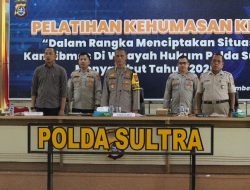 Polda Sultra Gelar Pelatihan Kehumasan untuk Tingkatkan Profesionalisme
