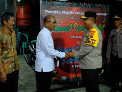 Irjen Dwi Irianto Bersama Forkopimda Sultra Tinjau Perayaan Ibadah Misa Malam Natal 2024 di Wilayah Kendari