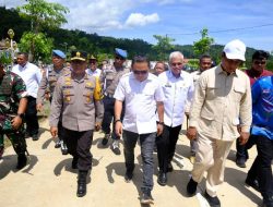 Irjen Pol Dwi Irianto Dampingi Menteri Pertanian Tinjau Bendungan Ameroro di Kabupaten Konawe : Dorong Ketahanan dan Swasembada Pangan Nasional