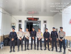 Pengamanan Kantor Penyelenggara Pilkada, Subsatgas PAM Pastikan Situasi Aman dan Kondusif
