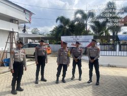 Subsatgas Pam Objek Penting Lainnya Gelar Siaga dan Patroli Pascapilkada di Sultra