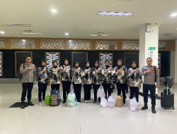 Polda Sultra Berangkatkan 9 Casis Bakomsus Polwan Bidang Pertanian, Gizi, dan Kesehatan Masyarakat ke Sepolwan Lemdiklat Polri
