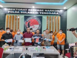 Direktorat Reserse Narkoba Polda Sultra Berhasil menyelamatkan Ribuan Nyawa Melalui Pengungkapan 13 Kasus Narkoba