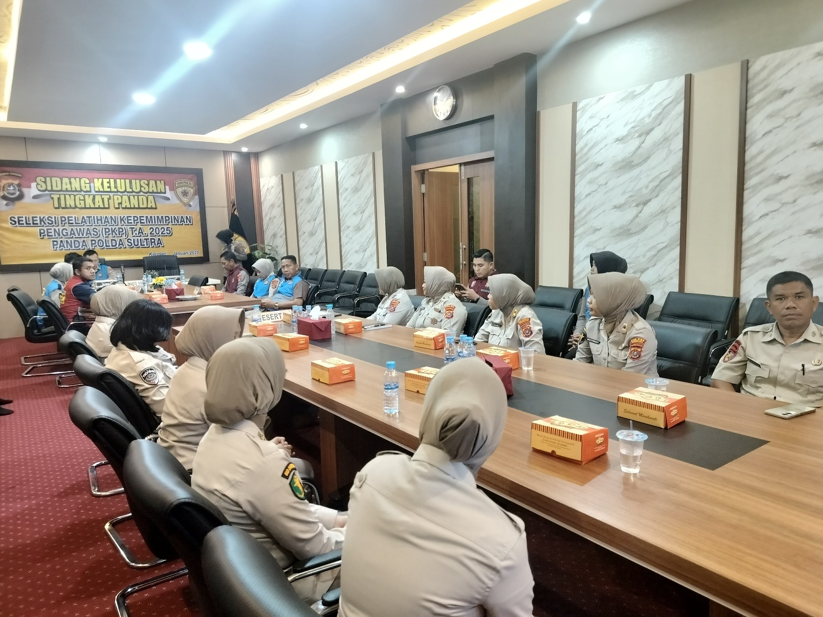 Sidang Kelulusan TK Panda Seleksi PKP PNS POLRI 2025 Polda Sultra Berjalan Lancar