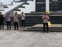 Polda Sultra Gelar Apel Kesiapan Pengamanan Rapat Paripurna di DPRD Provinsi