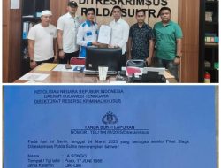 Ketua PPWI Sultra Resmi Melaporkan di Polda Sultra Dugaan Kasus Koruptor di Bawaslu Konsel
