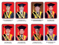 UHO Kendari Kembali Mengukuhkan Delapan Guru Besar