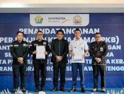 Perkuat Hubungan Industrial yang Harmonis, Manajemen dan Serikat Karyawan Bank Sultra Tandatangani Perjanjian Kerja Bersama