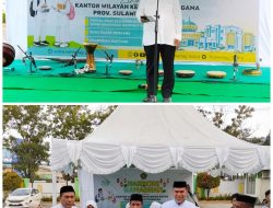 Kepala Kanwil Sultra Menyalurkan Bantuan Beasiswa Untuk Mtsn dan Man 1 Kendari Sekaligus Bukber Wartawan