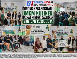 Dorong Kebangkitan UMKM Kuliner Baznas Kendari Salurkan Bantuan Rp195 Juta