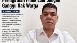 Basir Tegas Tolak Klaim dan Pengukuran Sepihak di Lahan Mandiodo, Peringatkan Pihak Luar Jangan Ganggu Hak Warga