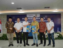 Akselerasi Pembangunan Infrastruktur, Pemkab Konawe Utara dan Bank Sultra Resmi Tandatangani Perjanjian Kredit Strategis