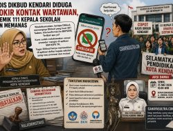 Kadis Dikbud Kota Kendari Diduga Blokir Kontak Wartawan Polemik 111 Kepala Sekolah Kian Memanas