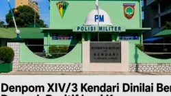 Denpom XIV/3 Kendari Dinilai Berperan Penting Menjaga Stabilitas Keamanan di Sulawesi Tenggara