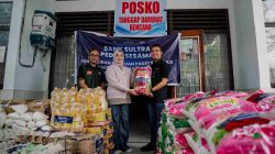 Bank Sultra Salurkan CSR berupa 300 Paket Sembako untuk Warga Terdampak Banjir di Kota Kendari