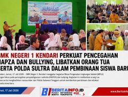 SMK Negeri 1 Kendari Perkuat Pencegahan NAPZA dan Bullying, Libatkan Orang Tua serta Polda Sultra dalam Pembinaan Siswa Baru