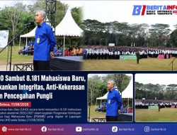 UHO Sambut 8.181 Mahasiswa Baru, Tekankan Integritas, Anti-Kekerasan dan Pencegahan Pungli