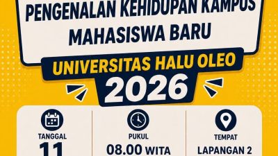 Penyambutan dan Pengenalan Kehidupan Kampus Mahasiswa Baru Universitas Halu Oleo Tahun 2026