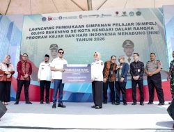Dukung Inklusi Keuangan Sejak Dini, Bank Sultra Salurkan 50.537 Rekening Simpel pada Peluncuran Program KEJAR Pemkot Kendari