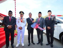 Momen HUT ke-81 RI, Bank Sultra Serahkan Bantuan Mobil Jenazah Gratis untuk RSUD Bahteramas