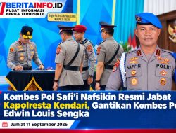 Kombes Pol Safi’i Nafsikin Resmi Jabat Kapolresta Kendari, Gantikan Kombes Pol Edwin Louis Sengka